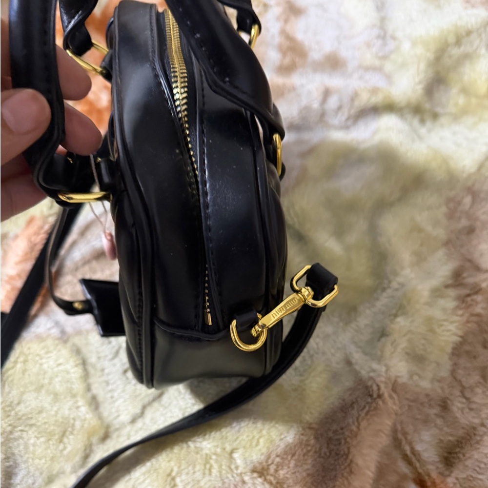 Miu Miu Black Mini Bag with Gold Details - Picture 5 of 6